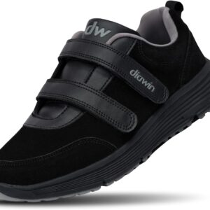 diawin Extraweite Lederschuhe mit Klettverschluss
