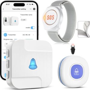 CallToU Notrufarmband für Senioren – WiFi & App-Alert