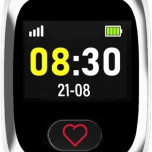 James B8 Seniorenuhr mit GPS & Notruf (weiß)