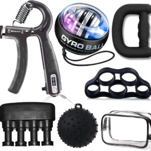 Handtrainer Set 6-teilig – Griffkraft für Zuhause & unterwegs