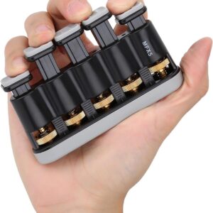 Fingertrainer einstellbar – Grau für Gitarre & Klavier