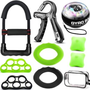 EASJOY Handtrainer Set 10-teilig für Unterarmtraining