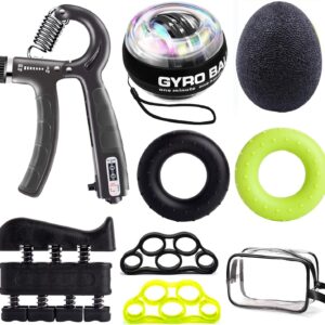 Handtrainer-Set – 8-teiliges Griffkraft-Trainingsgerät