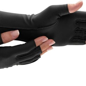Isotoner Kompressionshandschuh XS, offen, links – therapeutisch