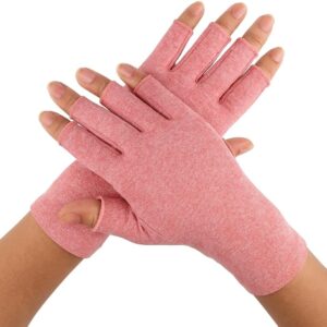 Jesata Kompressionshandschuhe – Offene Finger, Gelenkstütze