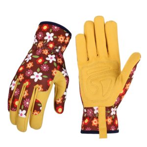 Bamllum Gartenhandschuhe Damen Leder – robust & atmungsaktiv
