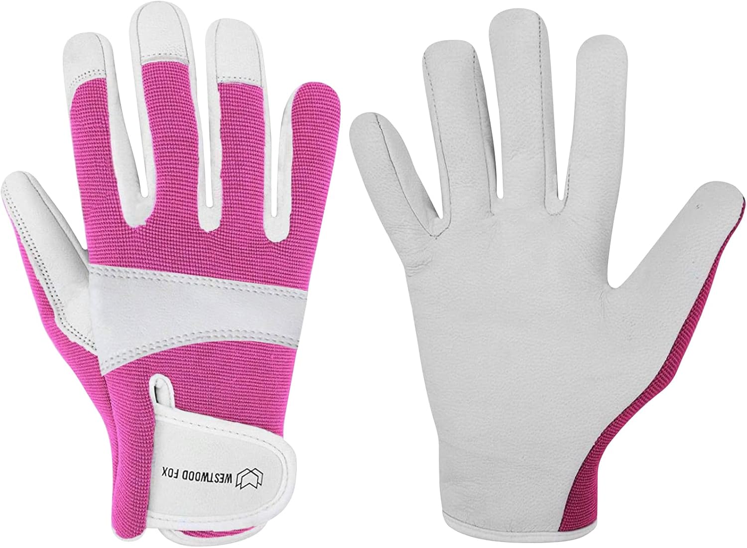 Westwood Fox Leder-Handschuhe – robuste Gartenhandschuhe Damen Herren