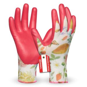 Gebol 'bee-friendly' Gartenhandschuhe Flower&Fruit, M, Rosa
