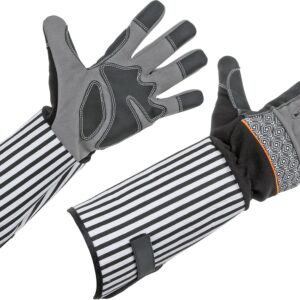 Keron Rose Garden Gartenhandschuhe, Größe 10, schwarz-grau