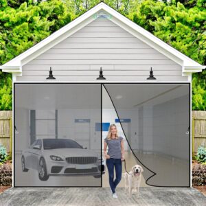 Magnet-Fliegengitter 300x265cm anthrazit – Allergiker-sicher & wiederverwendbar