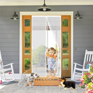 Magnet-Fliegengitter 270 x 290 cm für Fenster – Pollenschutz für Allergiker