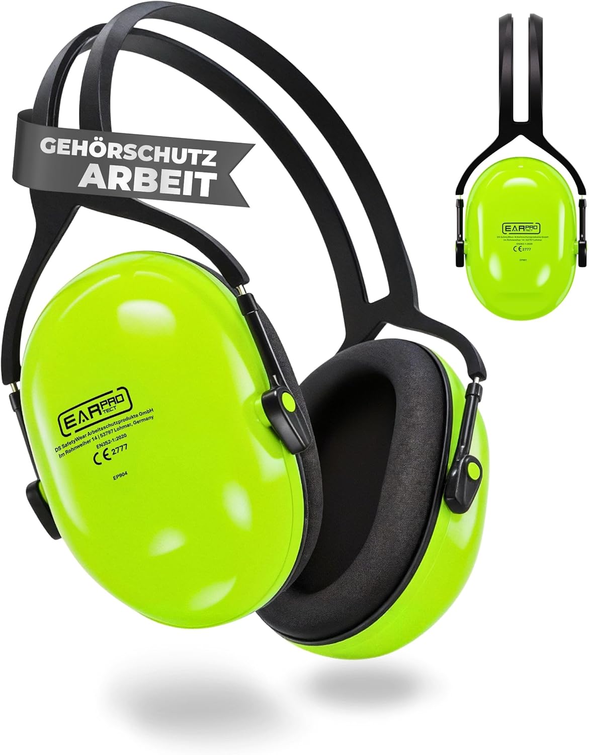 Gehörschutz 29dB Grün – Profi-Lärmschutz für Baustelle & Werkstatt
