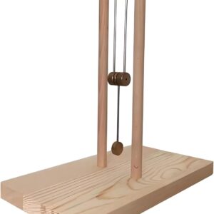 Chaotisches Doppelpendel aus Holz – Dekoration & Physikspielzeug