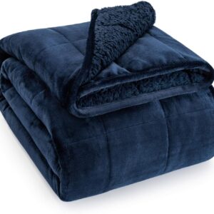 Wemore Sherpa-Fleece-Gewichtsdecke 6,8 kg, 203x221 cm
