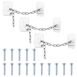 3er Set Fenstersicherung Kindersicherung Türkette ohne Bohren