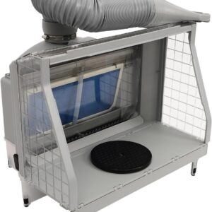 Airbrush Absauganlage 900L/h mit LED – Lackierkabine für Farbnebel