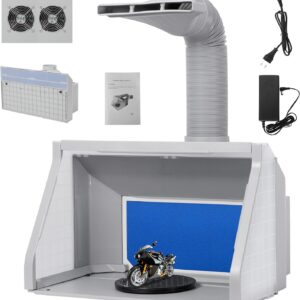 NArra Airbrush-Spritzkabine faltbar, 3 LED, 2 Ventilatoren