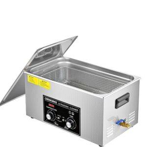 CREWORKS 22L Ultraschallreiniger Edelstahl 480W mit Heizung