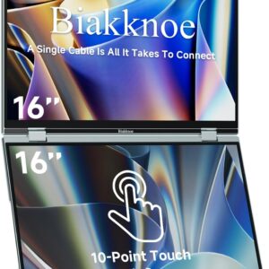 Biakknoe 16" Dual-Touchscreen, FHD, USB-C, tragbar