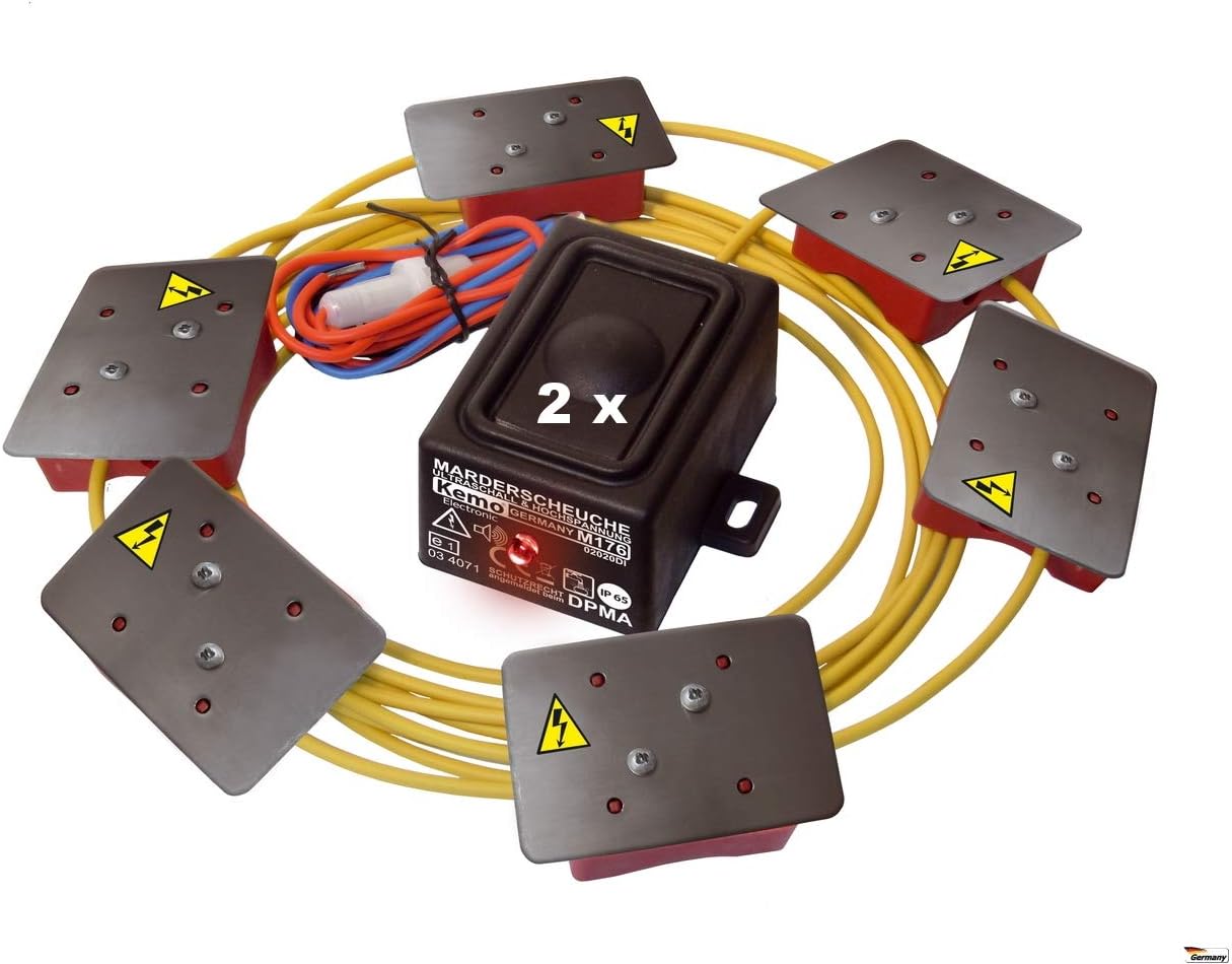 KEMO M176 2er-Set Marderabwehr fürs Auto IP65