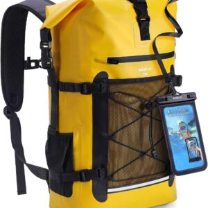 ECOHUB 30L Dry Bag Rucksack, wasserdicht & atmungsaktiv, gelb