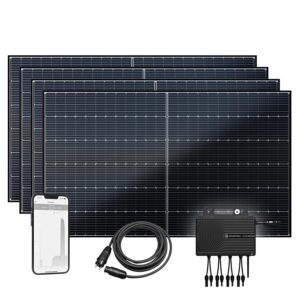 Balkonkraftwerk 1800Wp Komplettset mit 4x450Wp Modulen