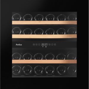 Amica X-Type Weintemperierschrank 26 Flaschen schwarz 63 l