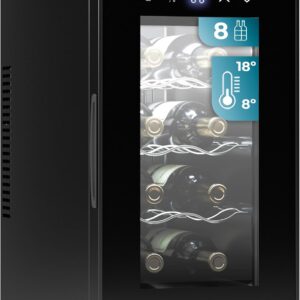 Cecotec Weinregal 8 Fl. Bolero Grandsommelier 830 Coolcrystal