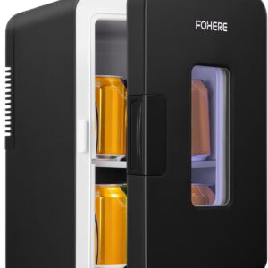 FOHERE Mini Kühlschrank 15L mit Kühl- & Heizfunktion