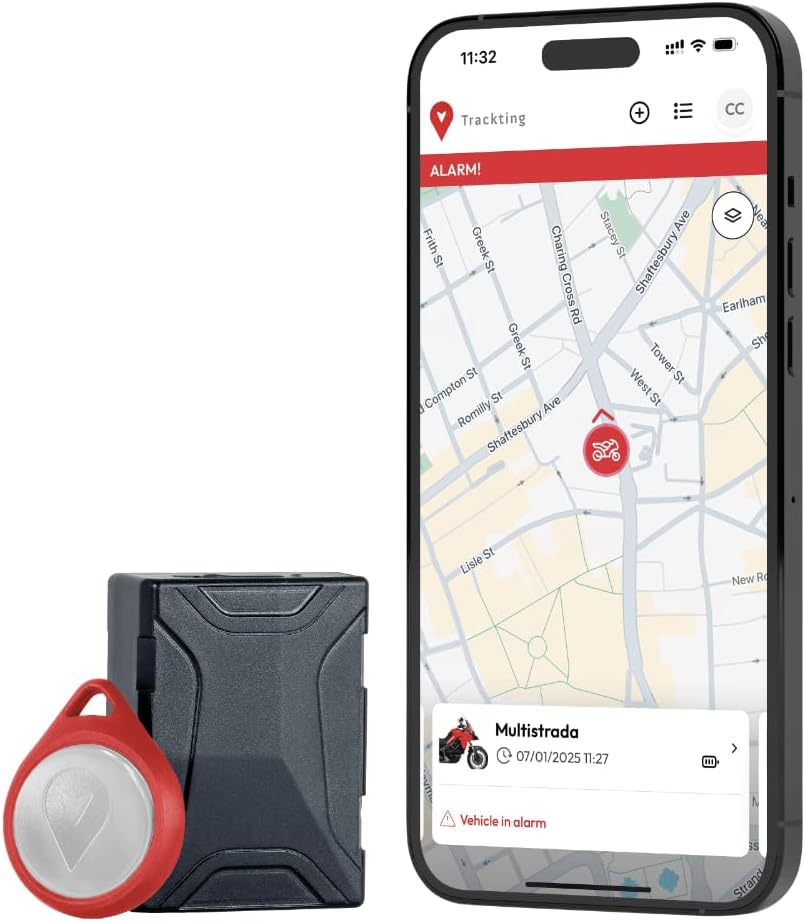 Trackting ONE GPS Tracker Auto & Motorrad – Diebstahlschutz ohne Installation