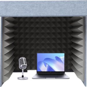 80 cm Schallschutzkabine für Schreibtisch | AityBuy