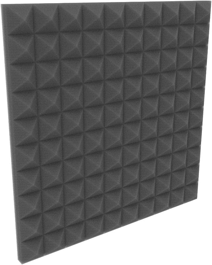 Akustikschaumstoff Pyramiden 50x50x5cm für Studio & Podcast