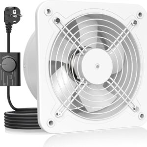 HG Power Abluftventilator 250mm weiß – Hochleistungslüfter