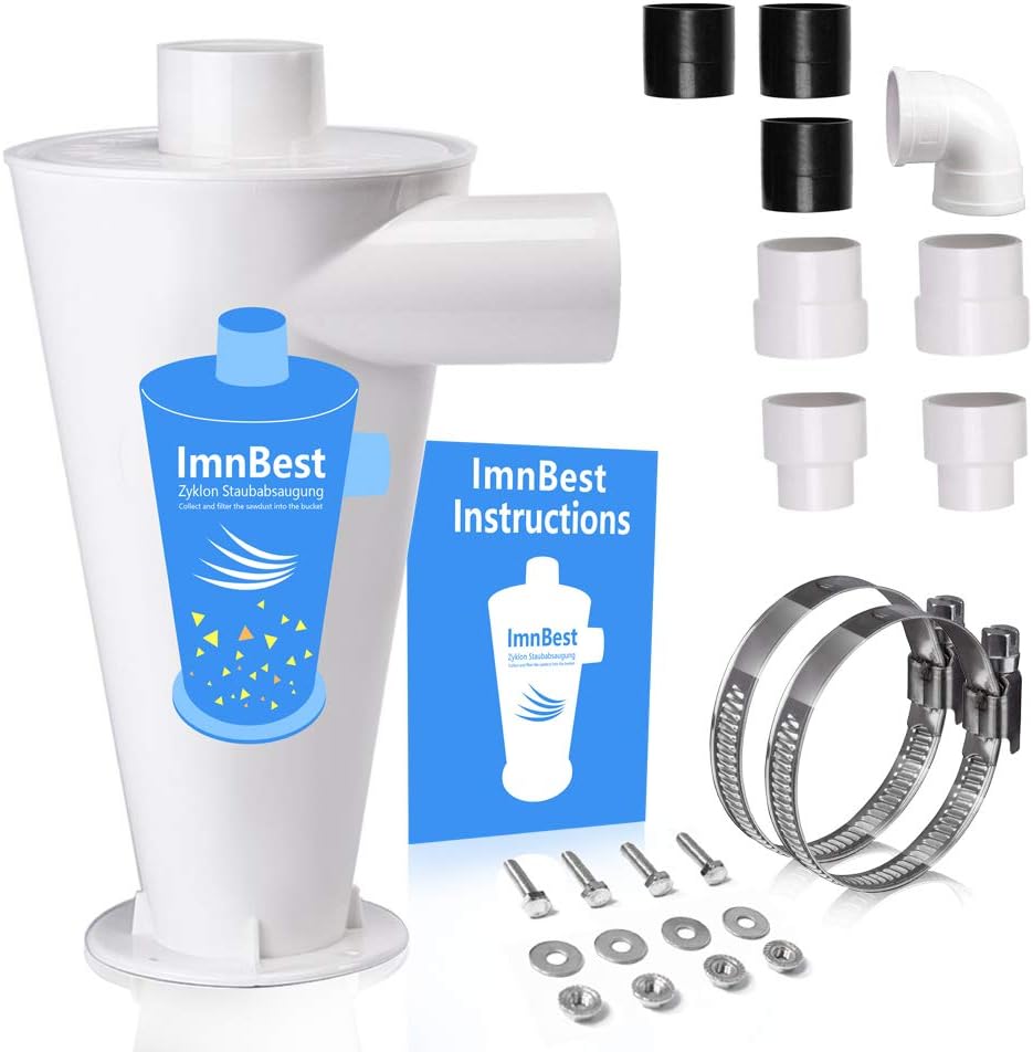 ImnBest Zyklonabscheider für Staubsauger – 8 Adapter inkl.