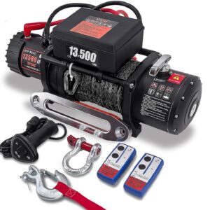 XYCLE Seilwinde 6123 kg 12V wasserdicht mit Fernbedienung