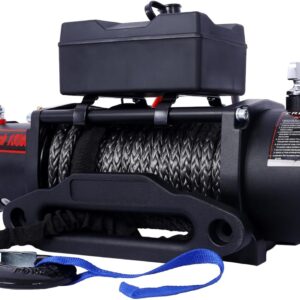 Bonheurtian Seilwinde 6.123 kg, 12V elektrisch mit Fernbedienung
