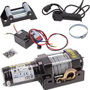 DEMA Elektrowinde 12V | 1,6t/3,2t Seilwinde mit Seil