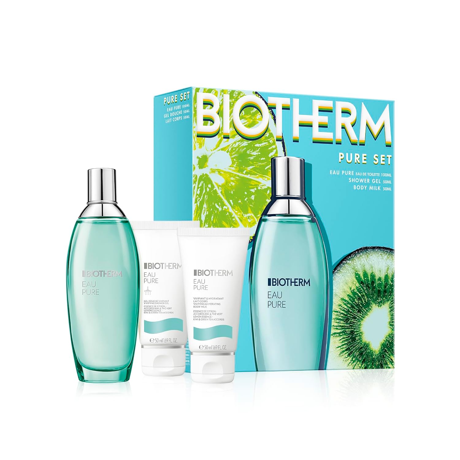 Biotherm Eau Pure Geschenkset – 3-teilige Körperpflege