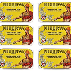 Minerva Sardinen in Olivenöl – 6x120g Premium-Portugiesen