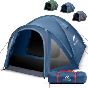 NORDMUT Campingzelt 4P – wasserdicht, leicht & schnell aufbaubar