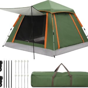 HAUSPROFI Camping-Zelt 2-3 P. Pop-Up Automatisch