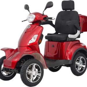 elrofu Vita Care 4000 E-Mobil, rot, 25 km/h, 50 km Reichweite