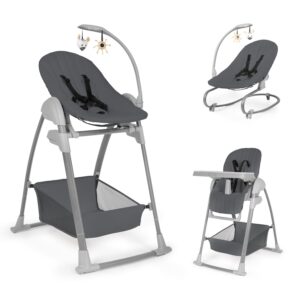 hauck Sit N Relax 3in1 Hochstuhl, Dark Grey