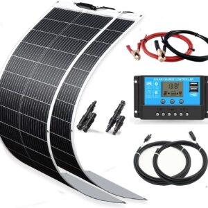 WUZECK Solarpanel-Kit 200W flexibel inkl. Laderegler