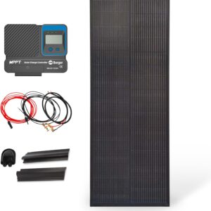 BERGER Solar-Komplettset 100 W | MPPT-Regler | für Wohnmobil & Camping