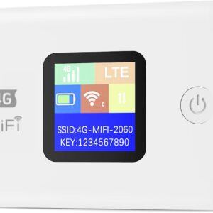 JICICUXI 4G Mobil-Router, tragbarer LTE-Hotspot ohne Vertrag