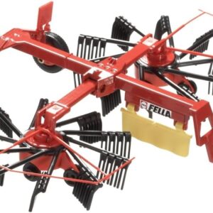 Siku 2451 Fella Schwader 1:32 rot, Metall/Kunststoff