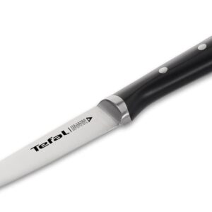 Tefal Ice Force Küchenmesser 11 cm, Edelstahl DE, schwarz