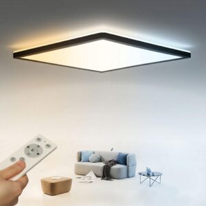 LED Deckenleuchte 24W dimmbar – Epochglo, 3000-6000 K, Schwarz