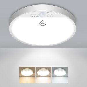 slochi LED Deckenlampe mit Bewegungsmelder, 15W, 3 Farbtemperaturen